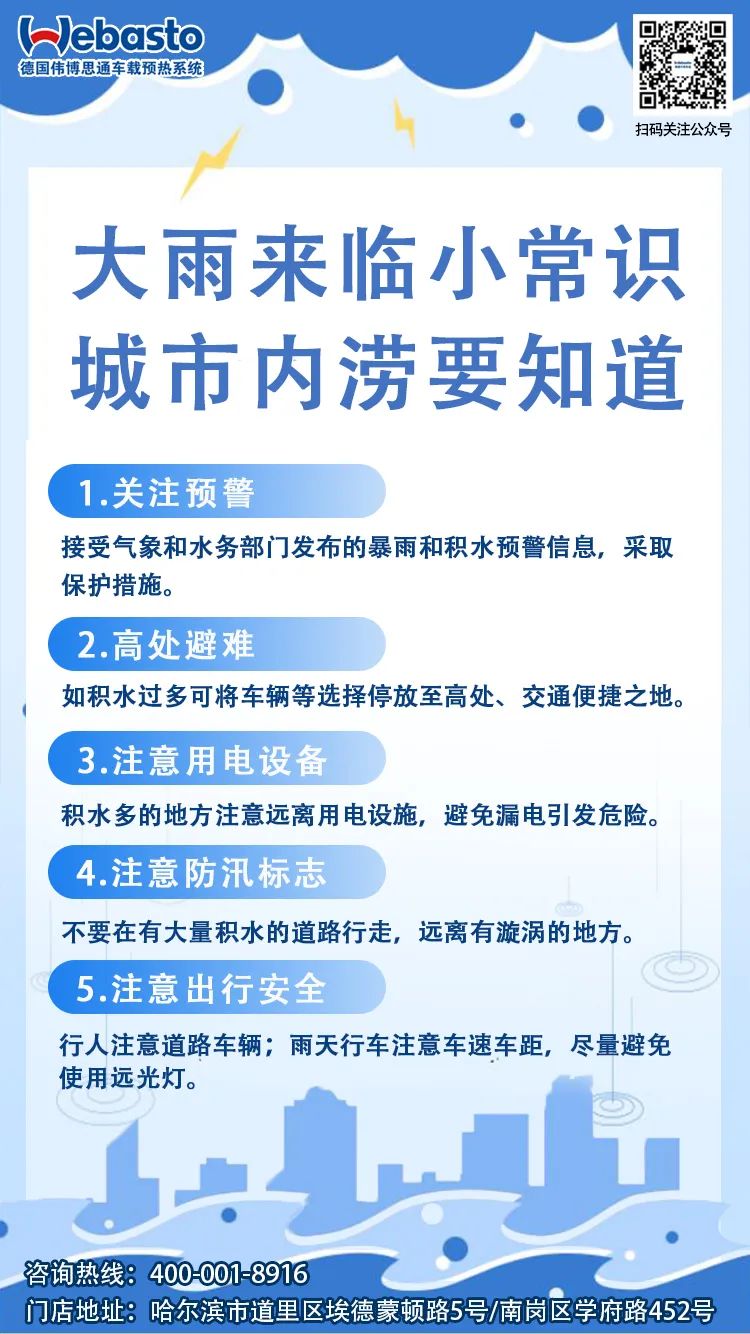 【應(yīng)急】大雨來(lái)臨 城市內(nèi)澇必須要知道！